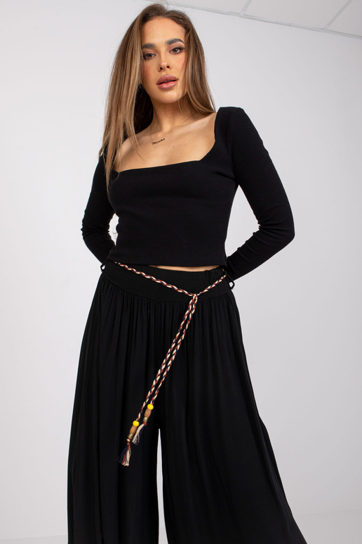 Melnas bikses sievietēm palazzo Surie...