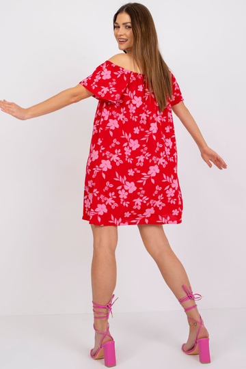 Sarkana mini kleita ar... 2