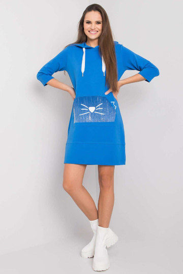 Anne tumši zila džemperkleita 2