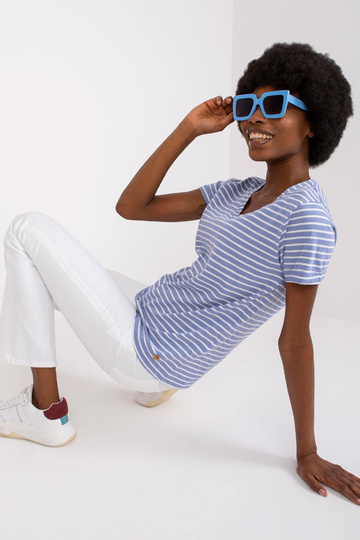 Gaiši zils kokvilnas...