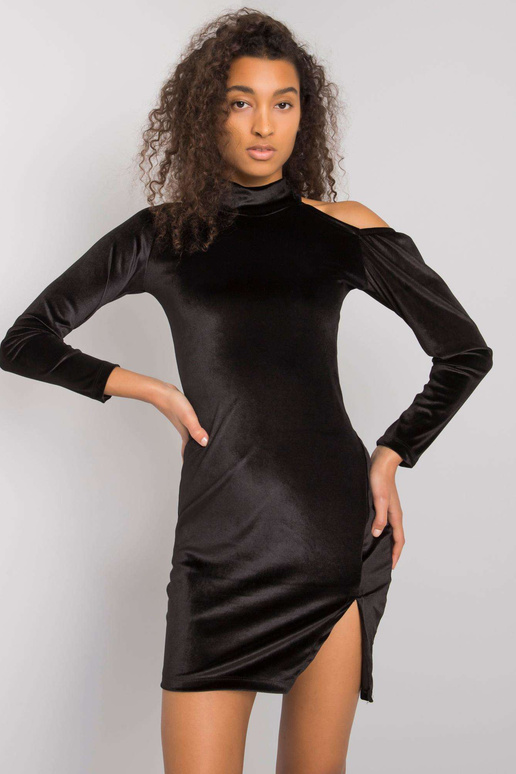 Melna velūra minikleita Bellah RUE PARIS