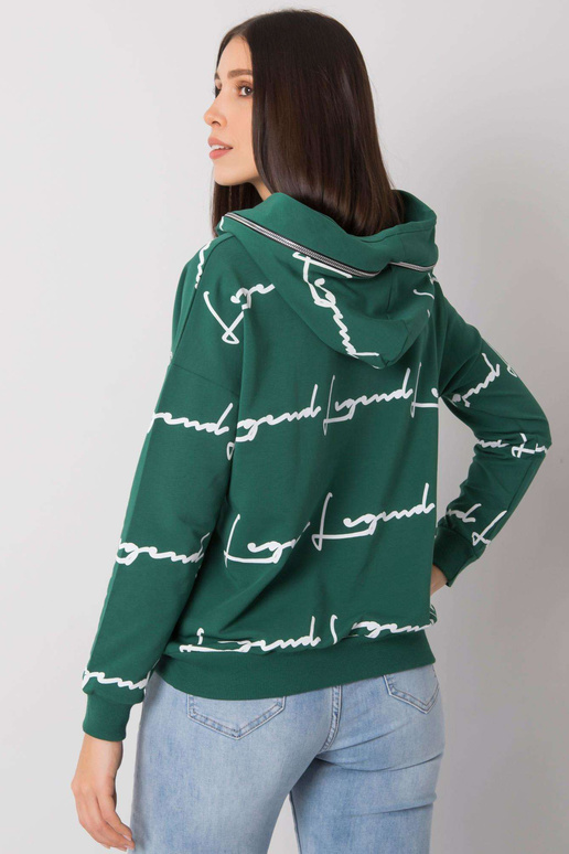 Tumši zaļš liela izmēra sporta krekls...