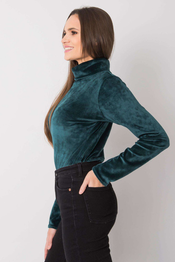 Zaļa velūra blūze ar... 2