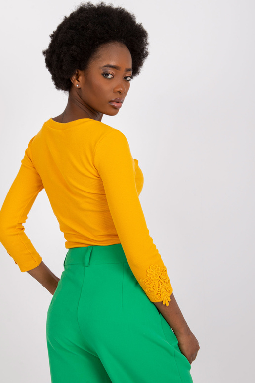 Gaiši oranža svītraina blūze Alissia...