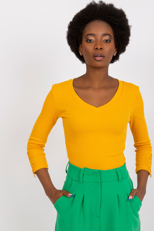 Gaiši oranža svītraina blūze Alissia...