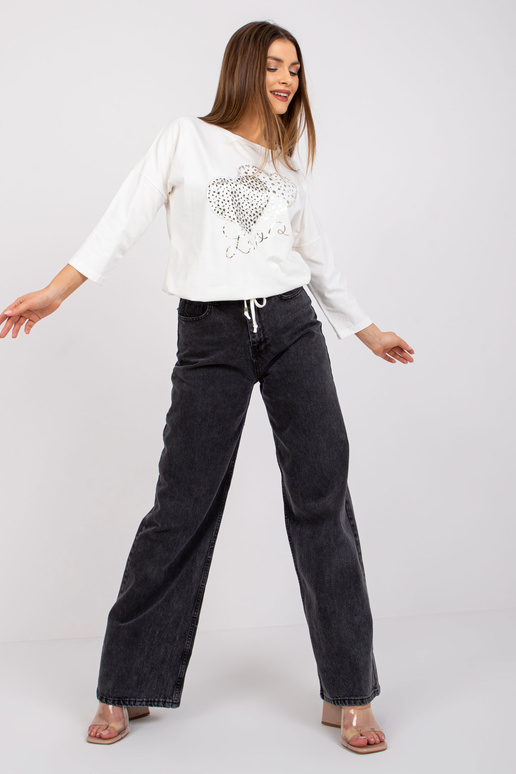 Ecru kokvilnas blūze Elizabeth RUE PARIS Ecru kokvilnas blūze Elizabeth RUE PARIS