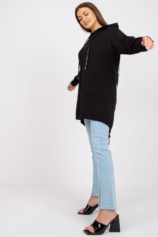 Melns sieviešu sporta krekls ar... Melns sieviešu sporta krekls ar...