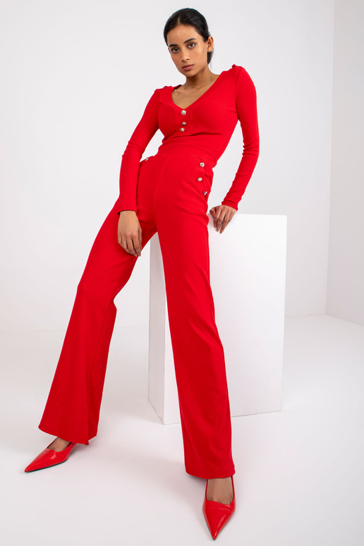 Sarkans ikdienas svītru komplekts...