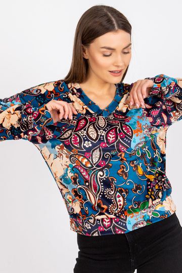 Sieviešu blūze ar zilu... 2