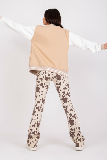 Bēšs bomber džemperis ar...