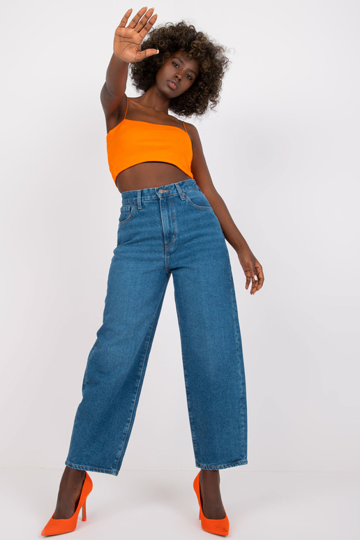 Blue Azalea RUE PARIS platas džinsu...