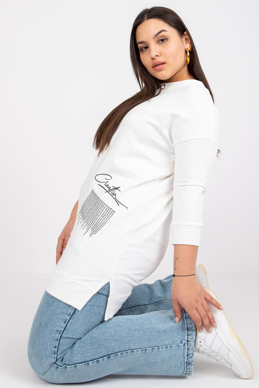 Ecru sporta kreklu tunika liela...