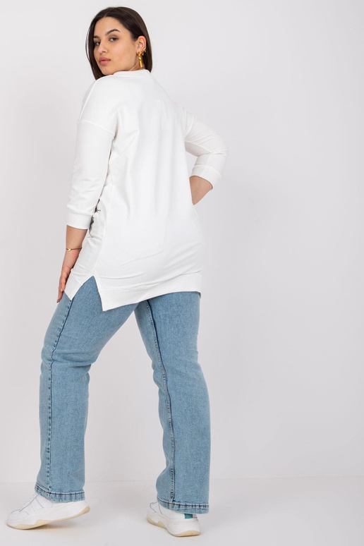 Ecru sporta kreklu tunika liela...