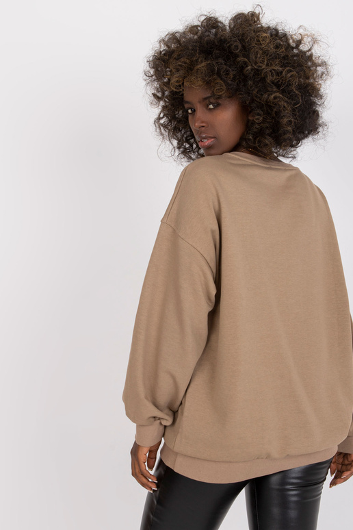 Tumši bēša zelta džemperis liela...