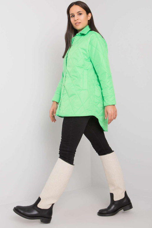 Zenya sieviešu zaļa stepēta jaka Zenya sieviešu zaļa stepēta jaka