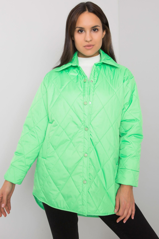 Zenya sieviešu zaļa stepēta jaka Zenya sieviešu zaļa stepēta jaka