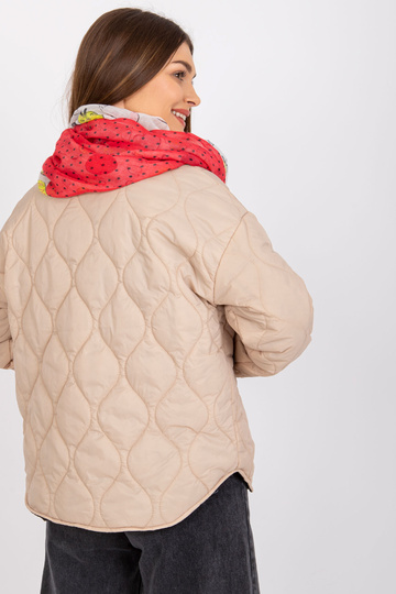 Balts-sarkans šalle ar...