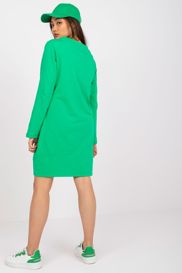 Zaļa kleita ar Holly kabatām