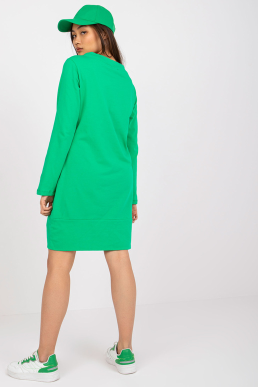 Zaļa kleita ar Holly kabatām