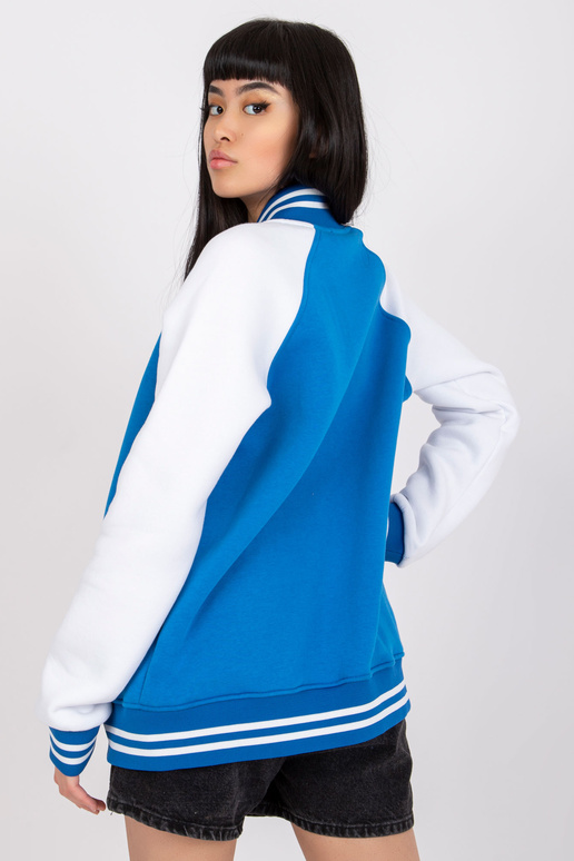 Tumši zils un balts bomber džemperis...