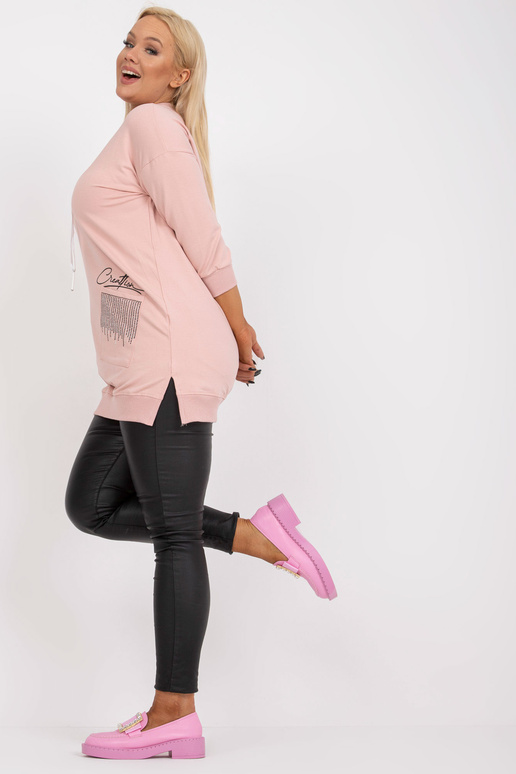 Netīri rozā kokvilnas tunika liela...