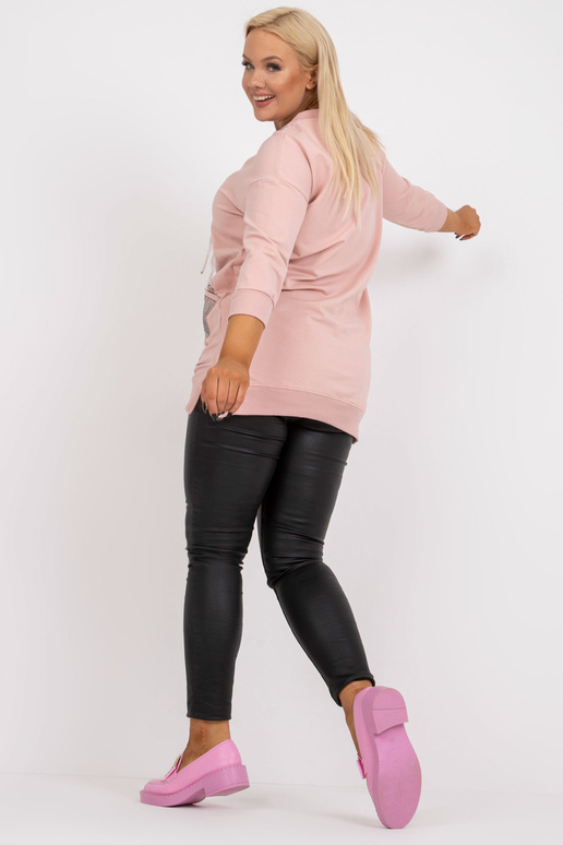 Netīri rozā kokvilnas tunika liela...