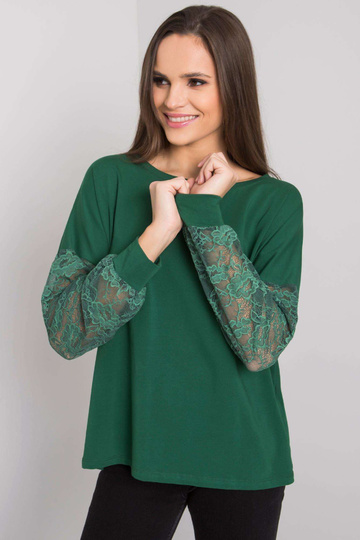 Tumši zaļa blūze ar... 2