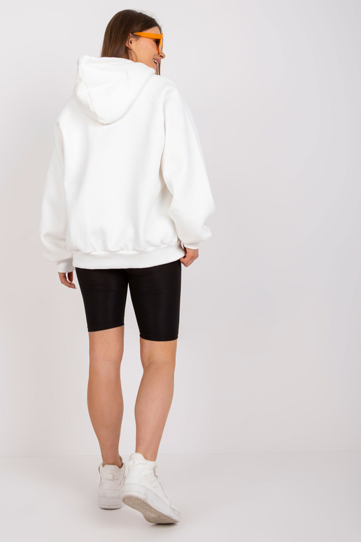 Ecru džemperis ar kapuci Cotton Peggy