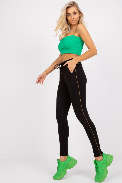 Doris RUE PARIS Melnas sporta bikses...