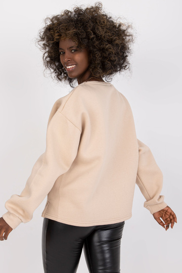 Bēšs liela izmēra džemperis...