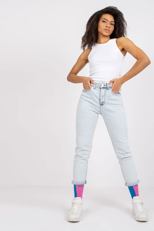 Balts svītrains tops Eston RUE PARIS