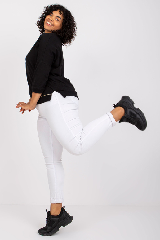 Melna plus izmēra blūze ar Cordelia...