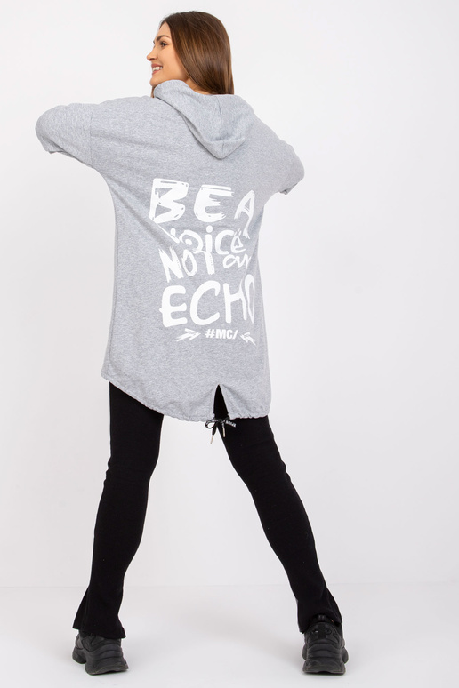 Pelēks melanžs sieviešu sporta krekls...