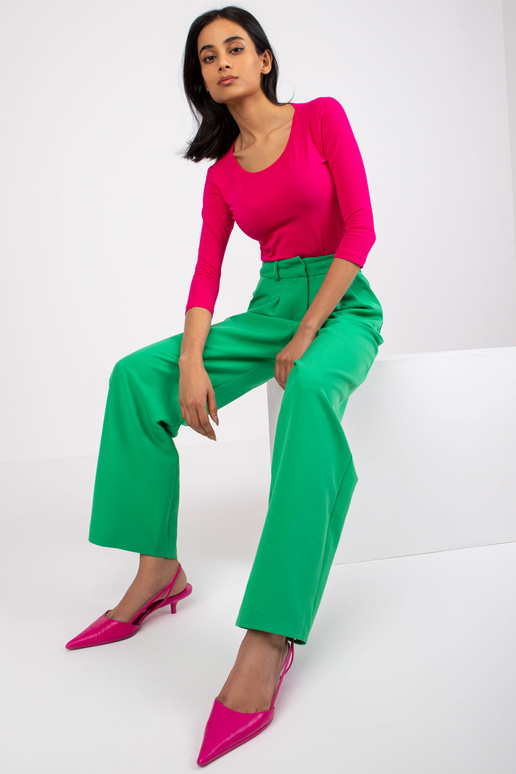 Fuksijas krāsas sieviešu pamata blūze...