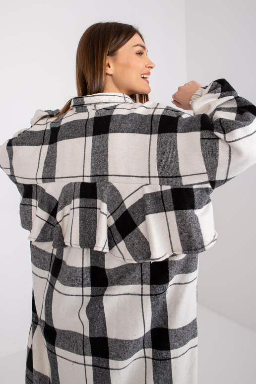 Melnbalts Vilnas rūtains krekls Amerie