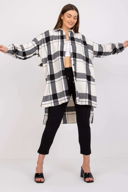 Melnbalts Vilnas rūtains krekls Amerie