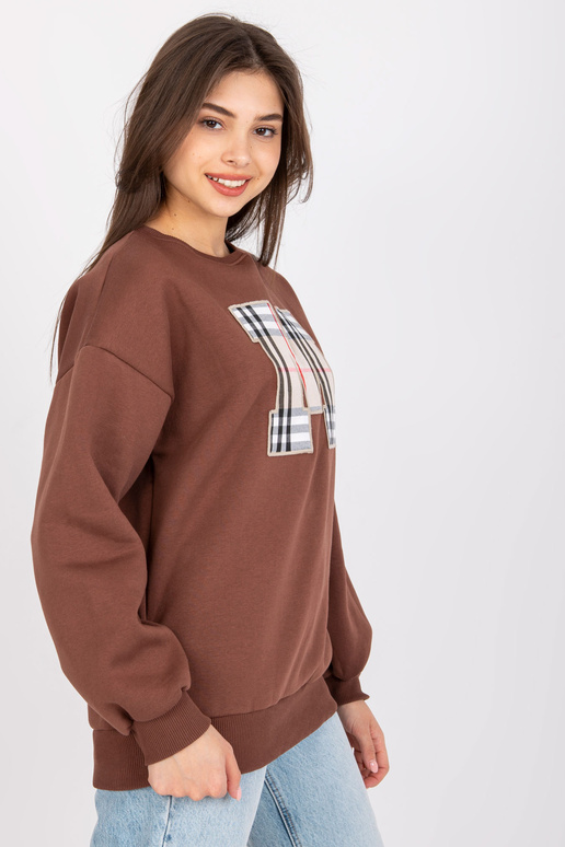 Tumši brūns sporta krekls ar Elise...