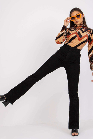 Brūna un melna Biloxi blūze...