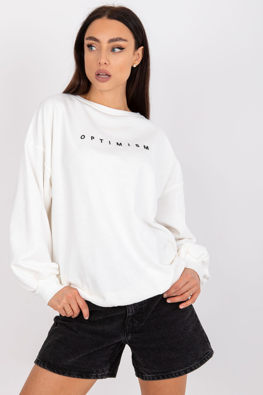 Ecru sporta krekls bez kapuces ar...