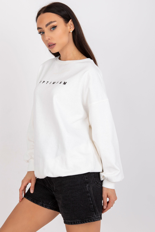 Ecru sporta krekls bez kapuces ar...