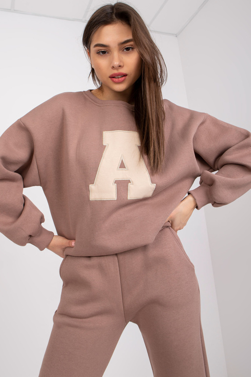 Brūns Edvige džemperis bez kapuces