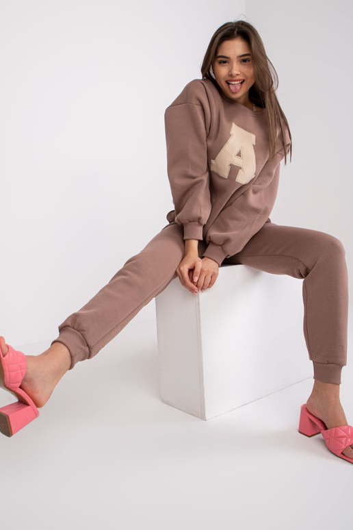 Brūns Edvige džemperis bez kapuces