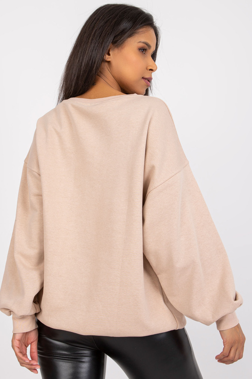 Bēšs sieviešu sporta krekls ar...