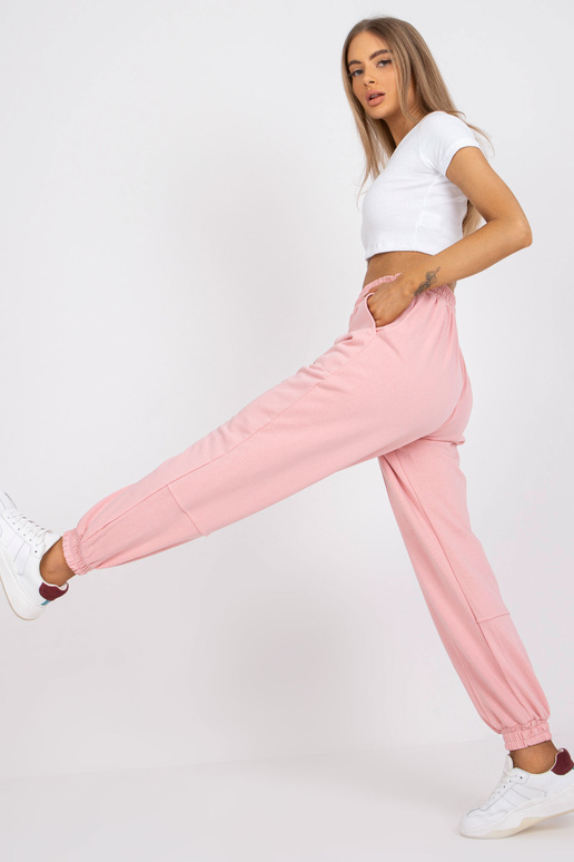 Jūnija rozā sporta bikses ar augstu...