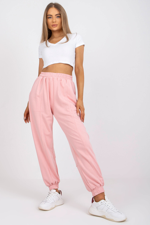 Jūnija rozā sporta bikses ar augstu...