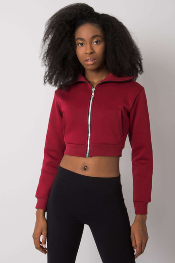 Burgundijas īss jakas...