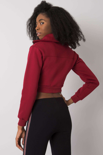 Burgundijas īss jakas... 2