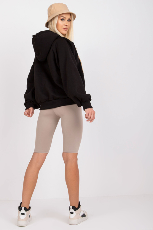 Melns sieviešu džemperis ar kapuci...