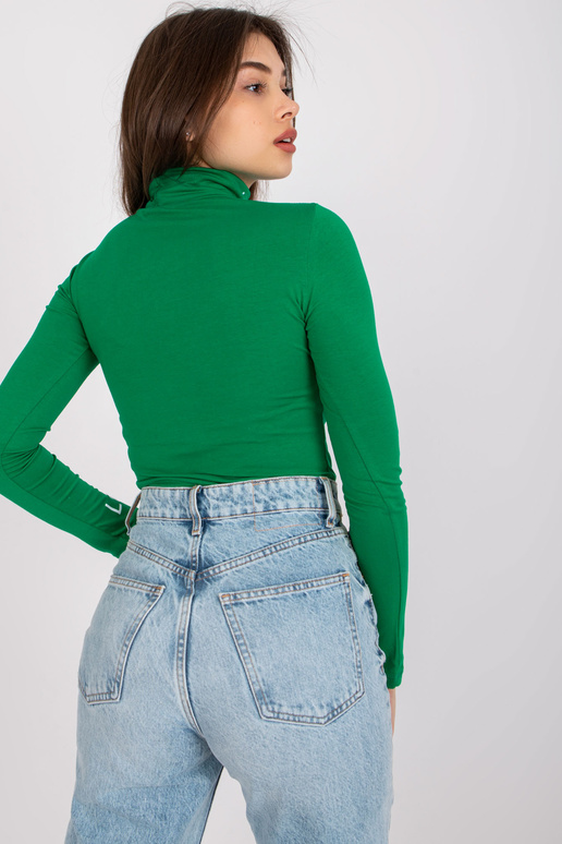 Zaļa pieguloša blūze ar Yarina...