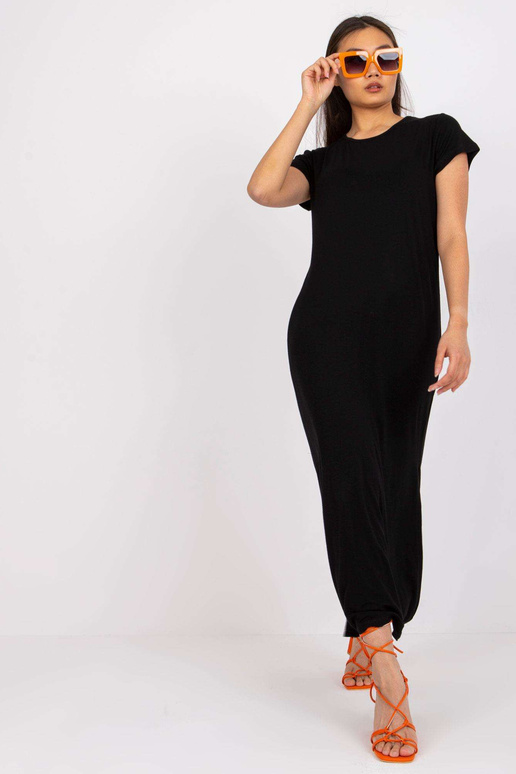 Melna kleita ar šķēlumiem Liliane